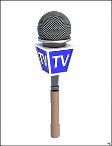 Reporter TV Microphone