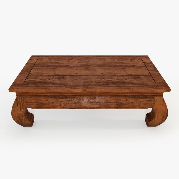 Coffee Table - Colonial Style 02 3D model