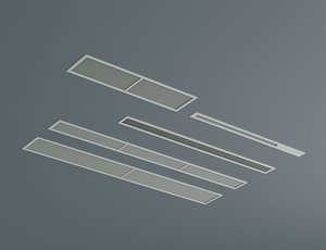 Low Poly Linear Diffuser 3D model