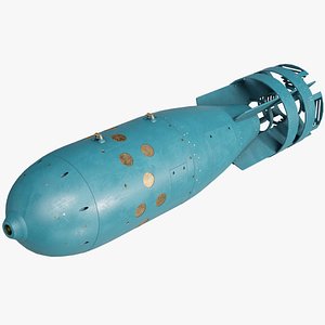 Nuclear Atom Bomb RDS-4 PBR 3D