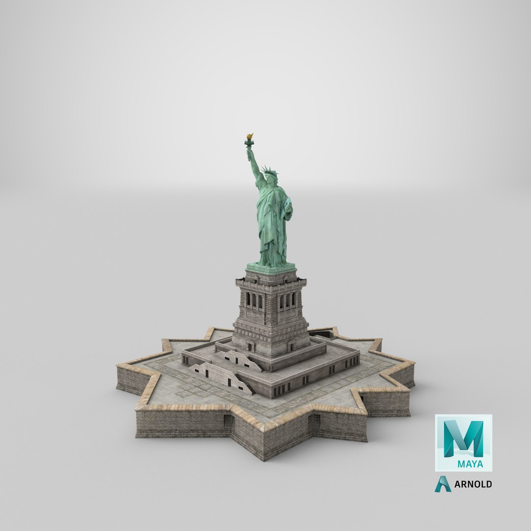 3D model National Architectural Monument Statue of Liberty https://p.turbosquid.com/ts-thumb/5U/b0KHiy/Et/stemcell_maya_arnold_render/png/1706099529/1920x1080/fit_q87/769c413ed51affe92aaf5b1f3e0fa59881b00ee0/stemcell_maya_arnold_render.jpg