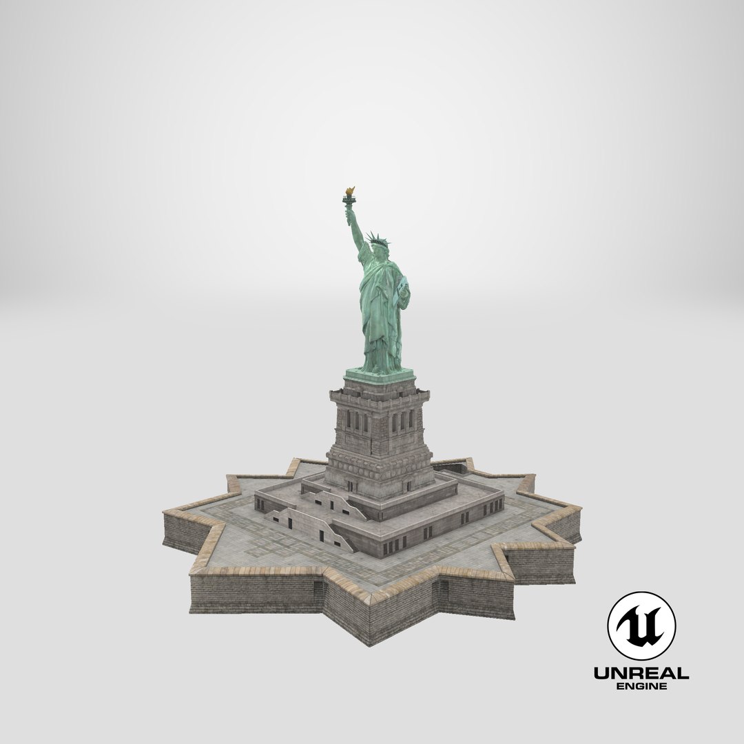 3D model National Architectural Monument Statue of Liberty https://p.turbosquid.com/ts-thumb/5U/b0KHiy/cA/stemcell_unreal_render/png/1706099534/1920x1080/fit_q87/5b481c6b49dd2fb80d1f2f7ade43c4f9d53b6a61/stemcell_unreal_render.jpg