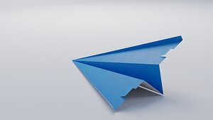 3D Paper plane