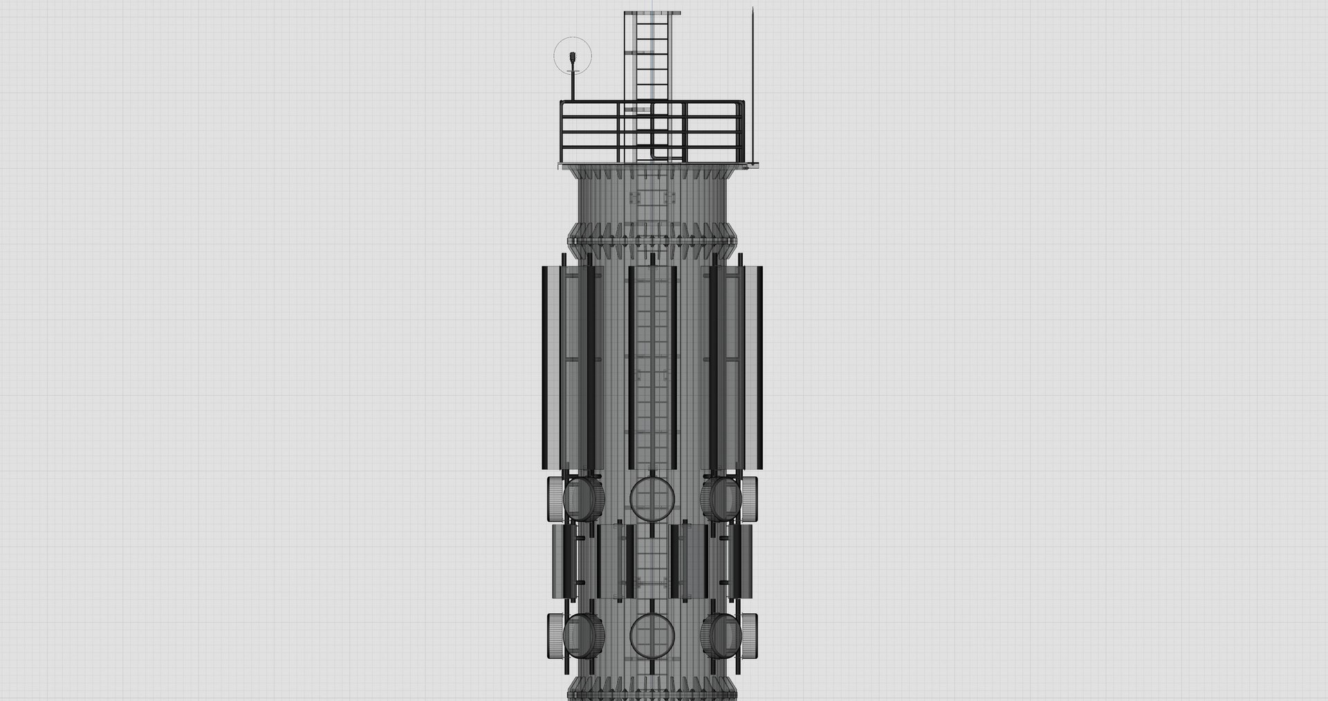 GSM And Solar Tower 3D Model - TurboSquid 2331356
