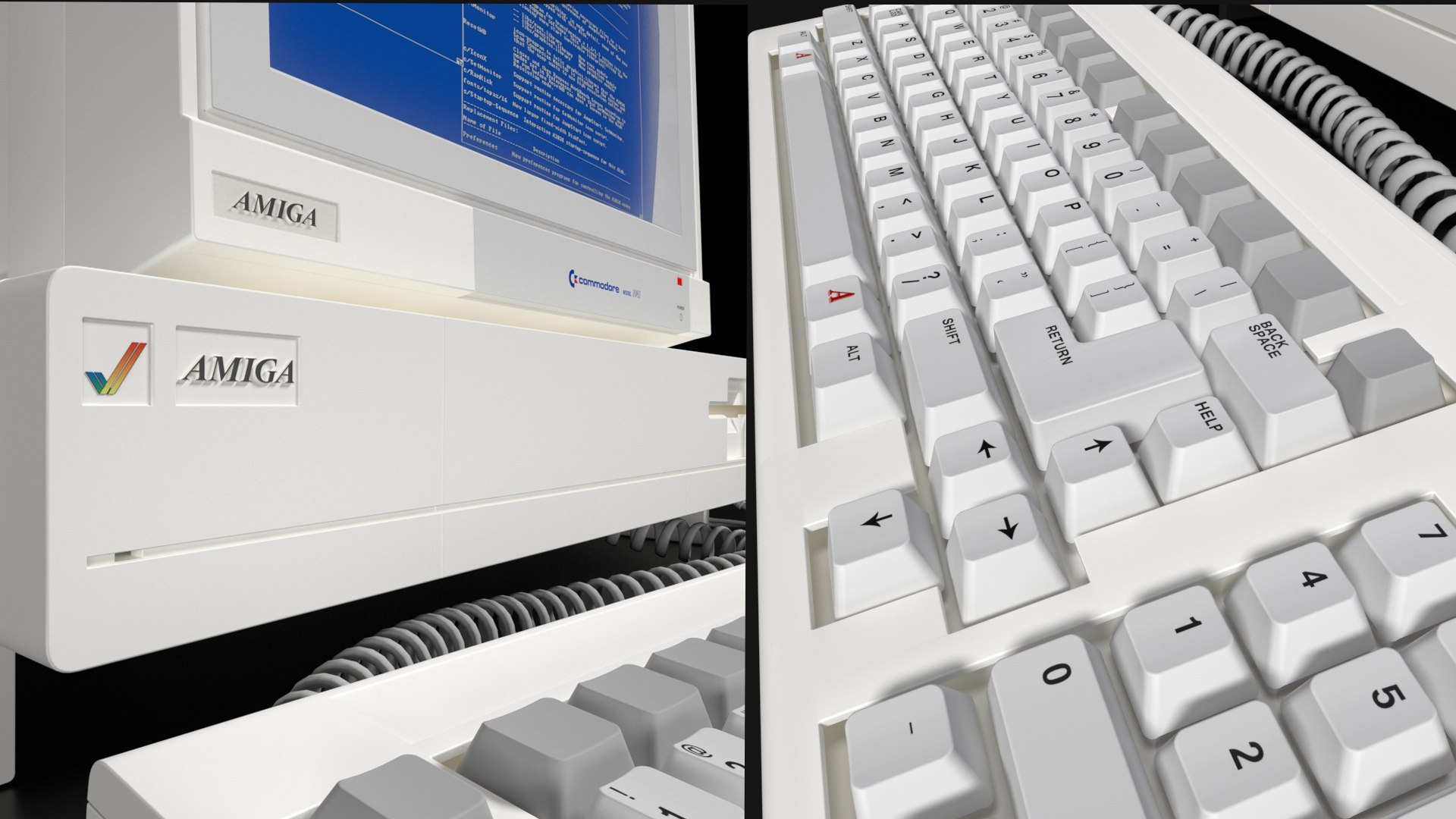 Amiga Retro Computer 3D - TurboSquid 2385463