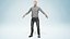 Realistic Elderly Man 3D Character Rigged Model Old Male Professor