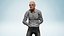 Realistic Elderly Man 3D Character Rigged Model Old Male Professor