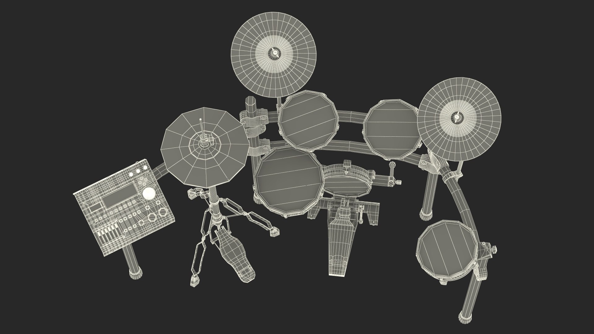Electronic Drum Kit Roland with Module 3D model https://p.turbosquid.com/ts-thumb/5U/x73dCn/LS/electronicdrumkitrolandwithmodulemb3dmodel033/jpg/1710694715/1920x1080/fit_q87/dd78bbb4df490da30b588a3c2ab89c536cae07bc/electronicdrumkitrolandwithmodulemb3dmodel033.jpg