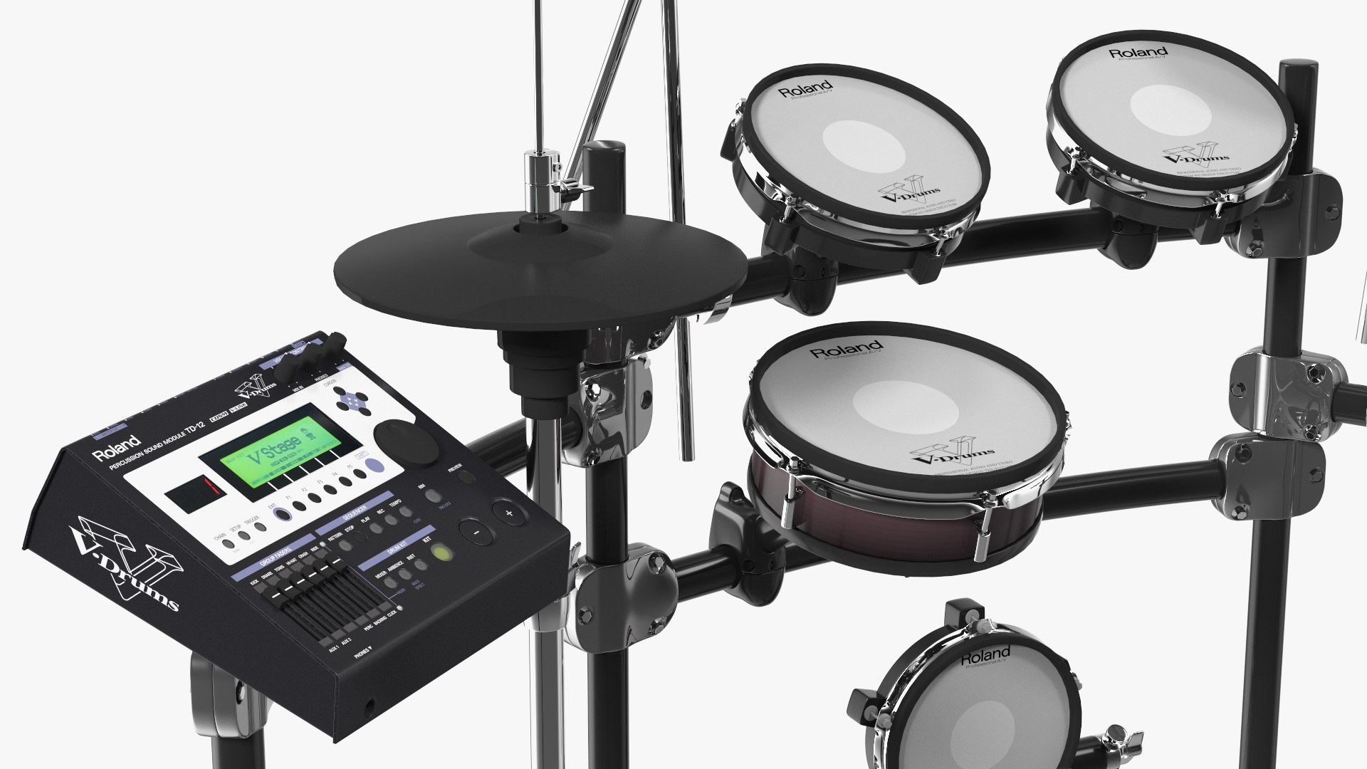 Electronic Drum Kit Roland with Module 3D model https://p.turbosquid.com/ts-thumb/5U/x73dCn/xW/electronicdrumkitrolandwithmodulemb3dmodel017/jpg/1710694647/1920x1080/fit_q87/0c9828922d98baae3b41efc6abe8880c8c0bf1a0/electronicdrumkitrolandwithmodulemb3dmodel017.jpg