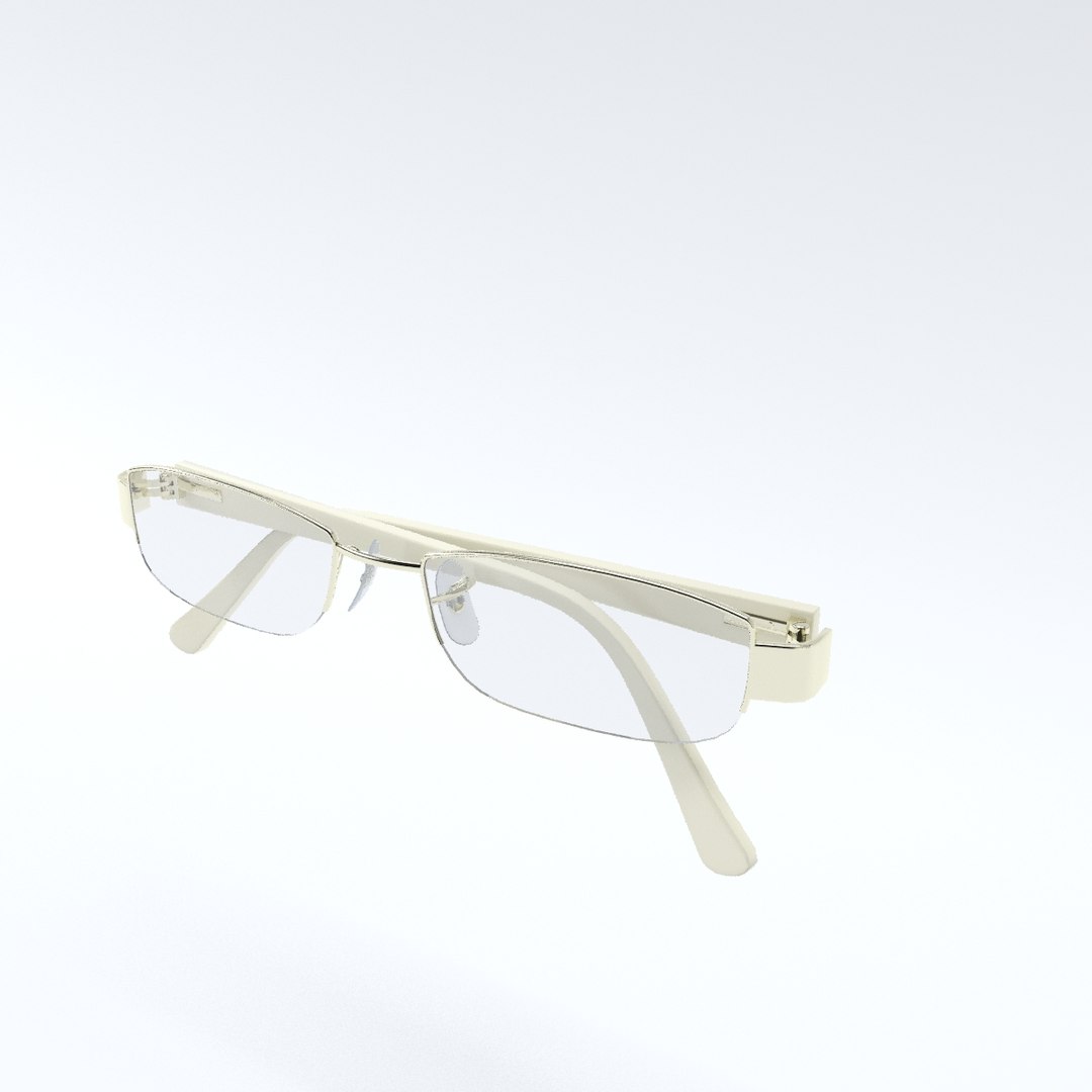 3d Optic Glasses Turbosquid 1544864