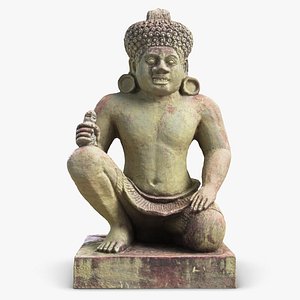 Sculpture Cambodia Demon 2