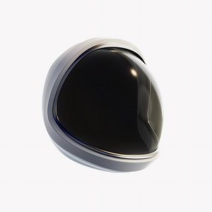 Stylized Futuristic Astronaut Helmet for NFTs Games and more