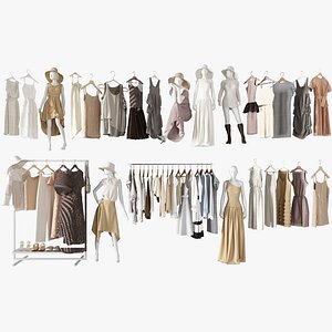 3D Clothing-Skirt-Women Clothing-Model model