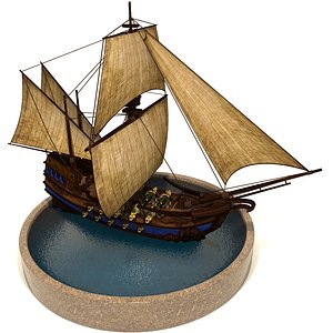 pirate games sails 3D model