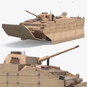 USMC Amphibious Combat Vehicle in Swim Position