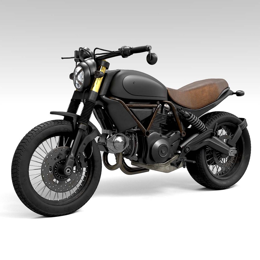 3D Ducati Cafe Racer - TurboSquid 1900981