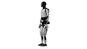Optimus Gen tesla robot Advanced Humanoid Robot Fully Rigged Low-poly 3D model
