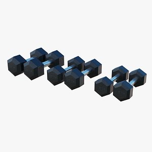Gym Dumbbells - Low Poly
