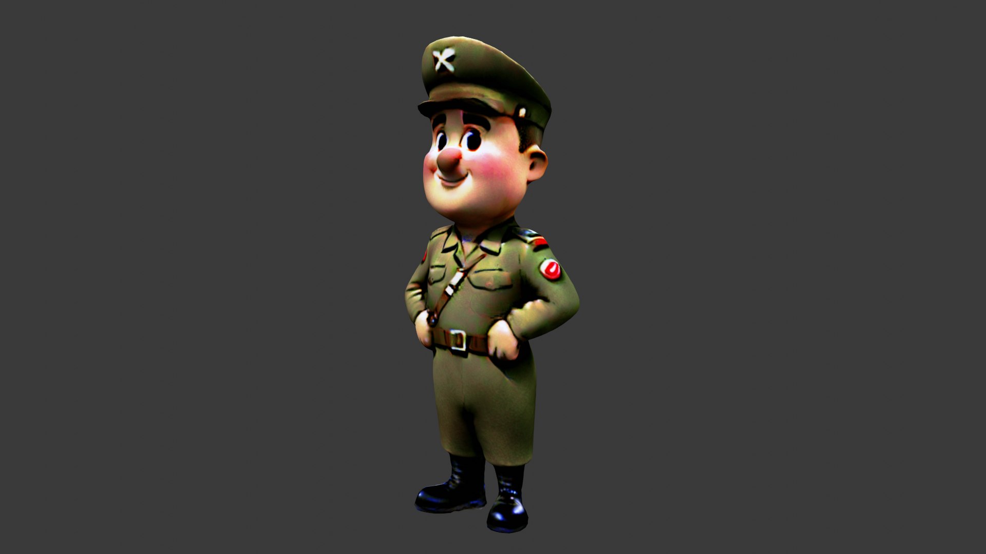 3D World War I Cartoon Soldier - TurboSquid 2128023