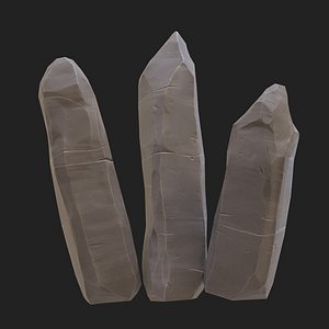 stylized rock 3D