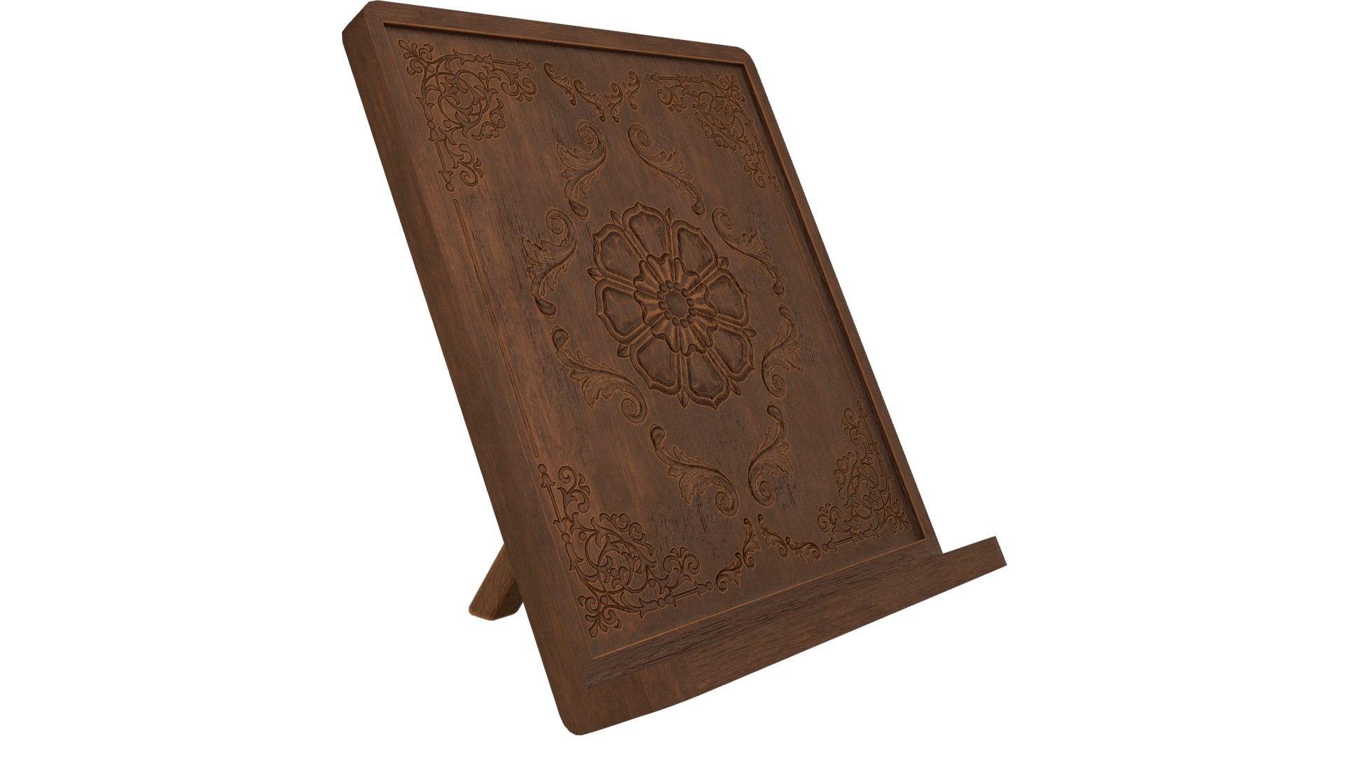 3D Model Antique Book Stand - TurboSquid 2024696