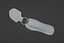 Llave Porsche con llavero