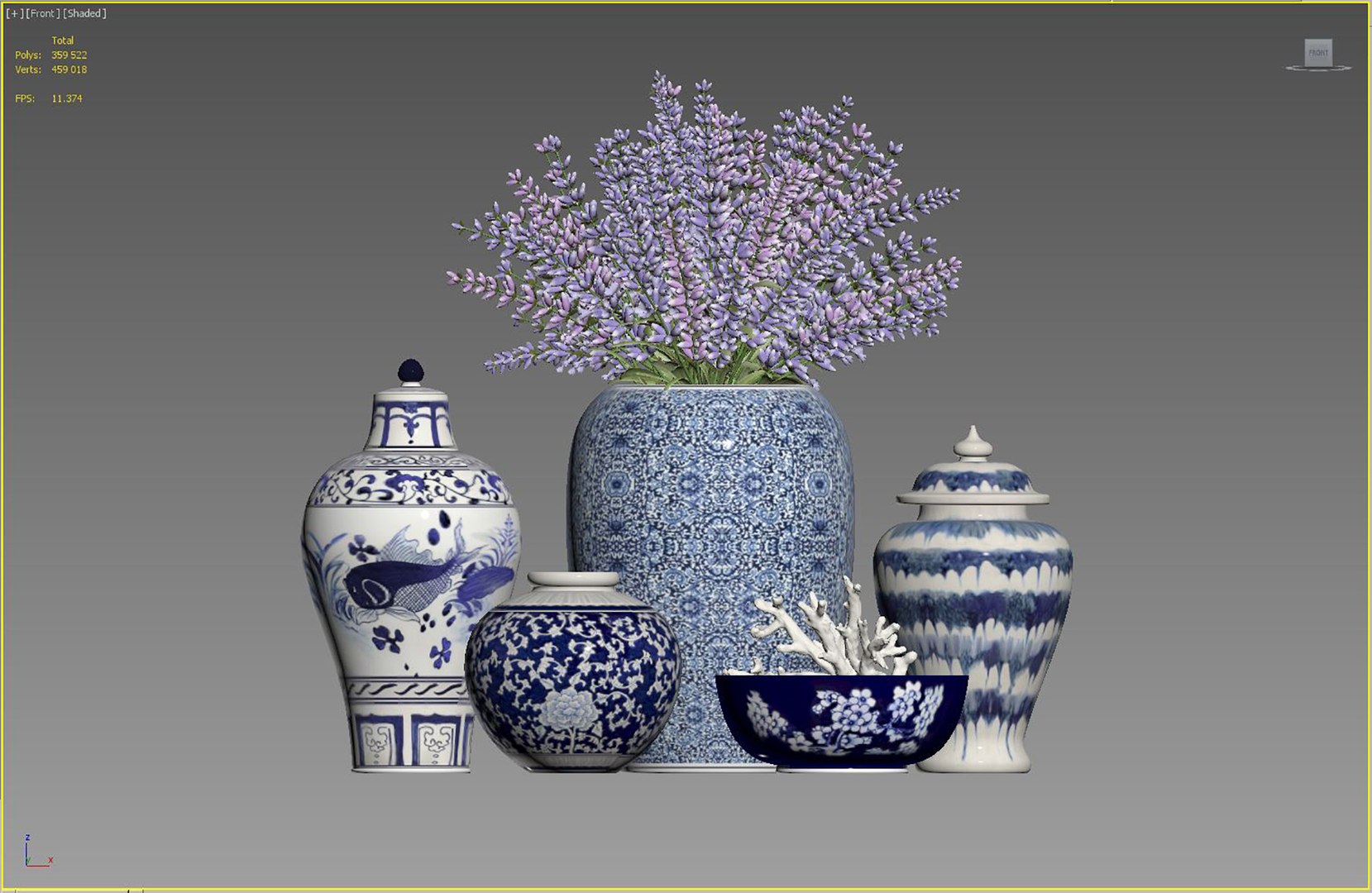 Vases Set 01 3D Model - TurboSquid 2186425