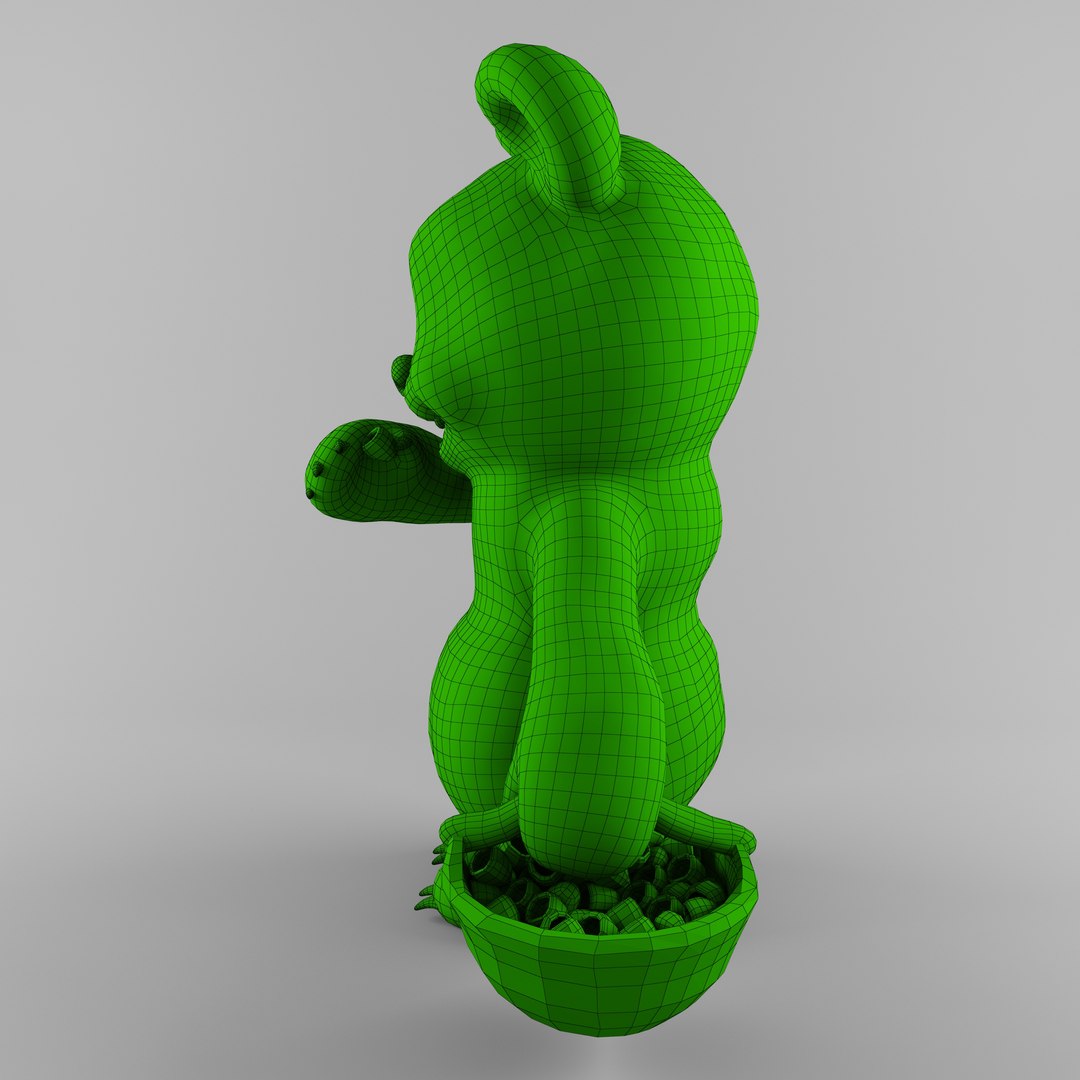 Toy Bear Raspberry 3D Model - TurboSquid 1242921