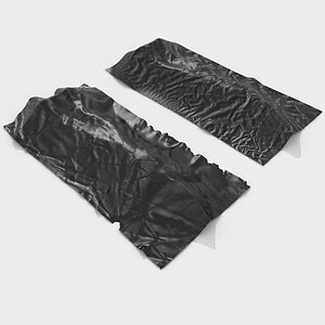 Dead Body Covered With Plastic Sheet Autopsy doctor physician emergency ambulance stretcher crash