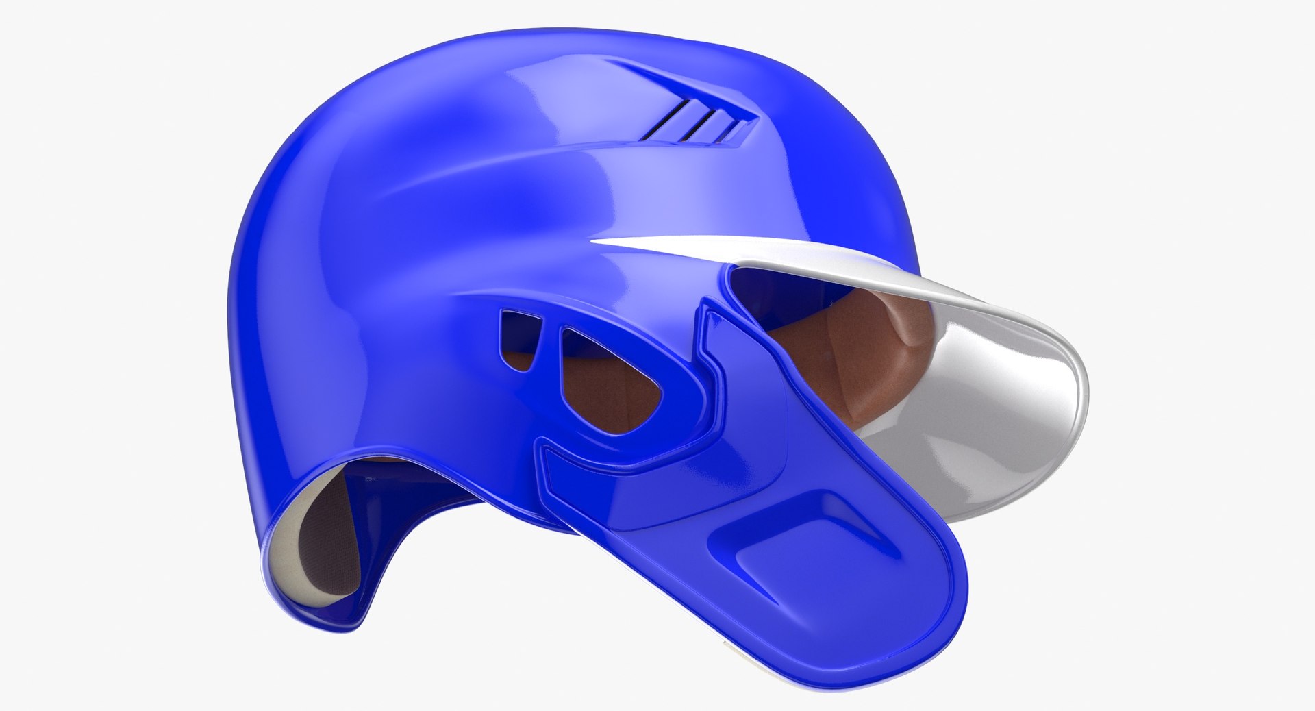 3D baseball helmet c flap model - TurboSquid 1620396