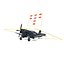 US WWII Fighter Aircraft F4U Corsair Rigged