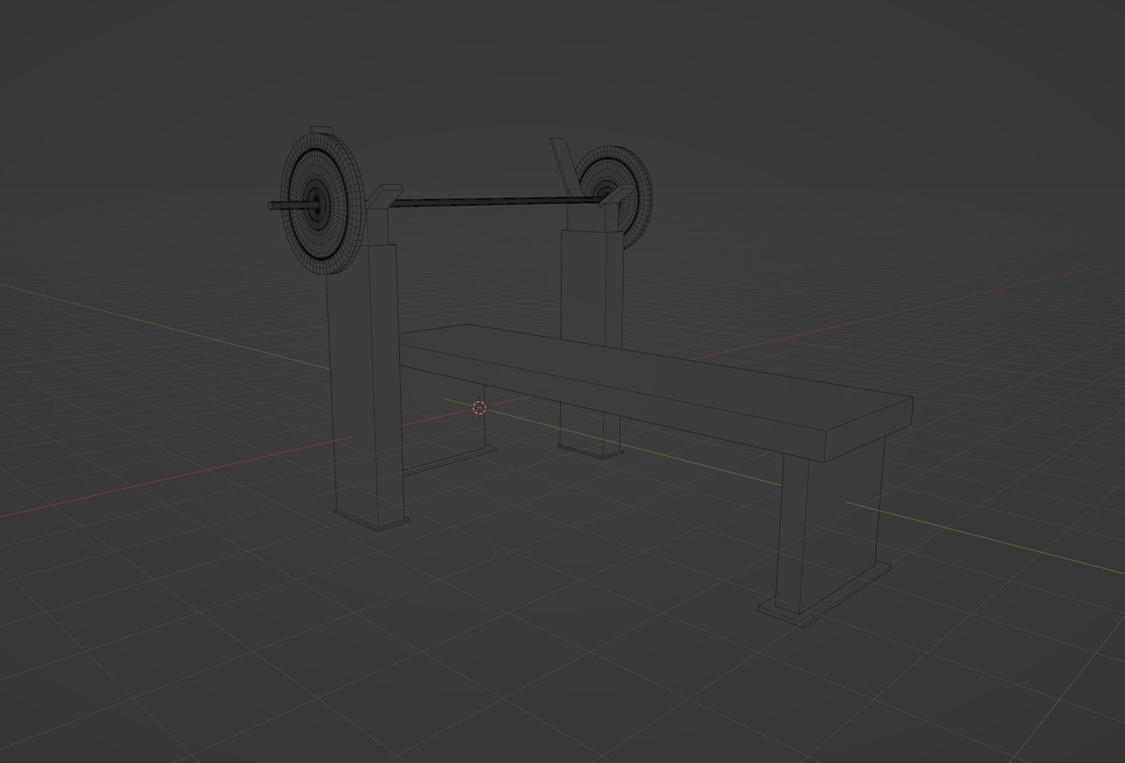 Bench For Bench Press Model TurboSquid 1976646