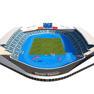 olympic stadium 3D