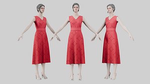 Dress 02 Desire model