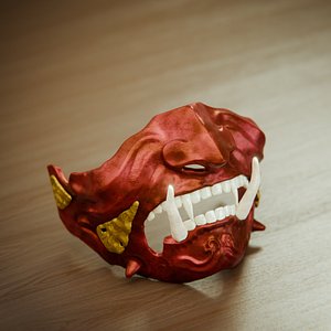 3D Oni Mask