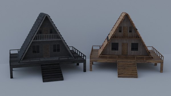 Triangle house 3D - TurboSquid 1721211