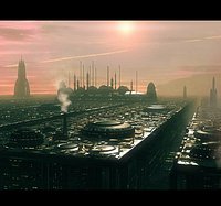 Photorealistic Space_city_Textured_Lightened