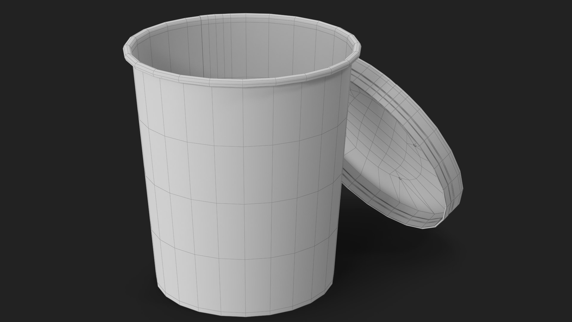 3D cup food paper model - TurboSquid 1688793