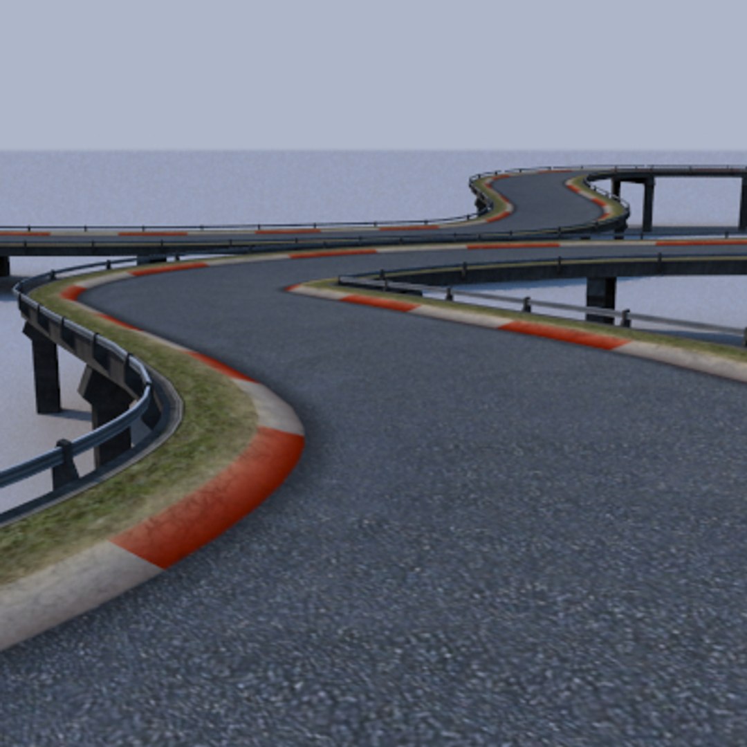 race track 3d model