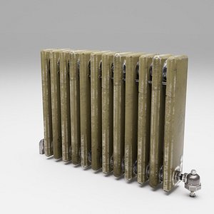 old radiator 3d c4d