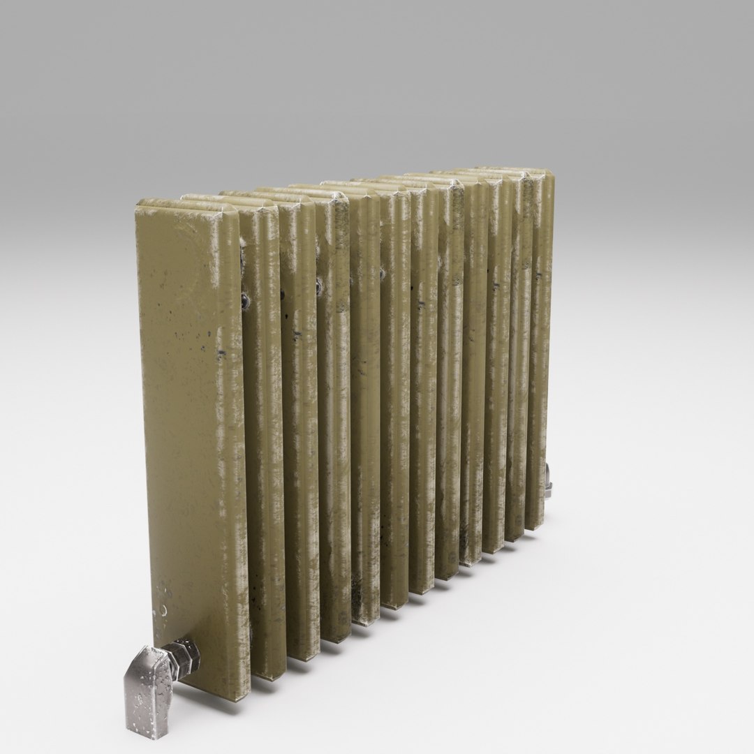 old radiator 3d c4d
