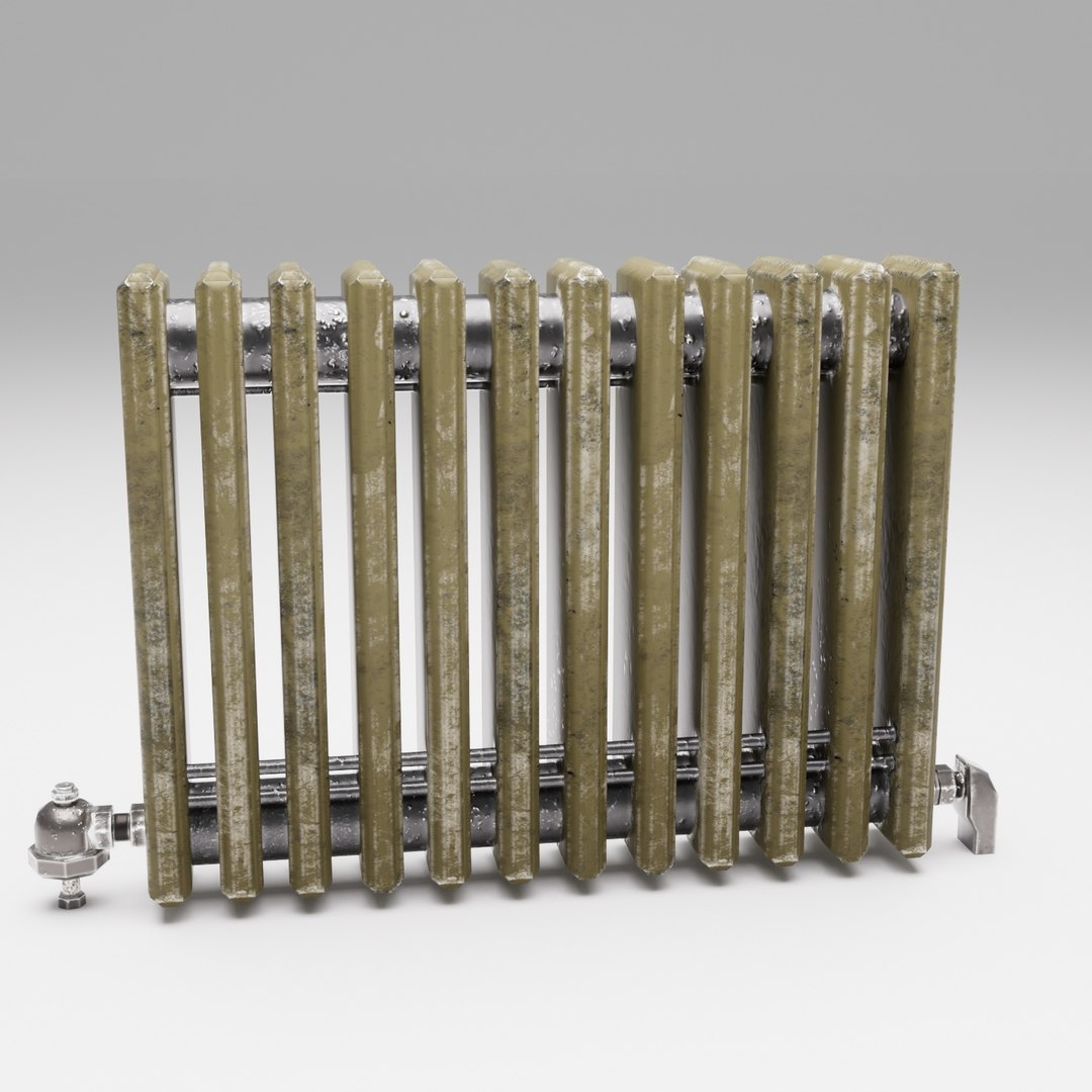 Old Radiator 3d C4d