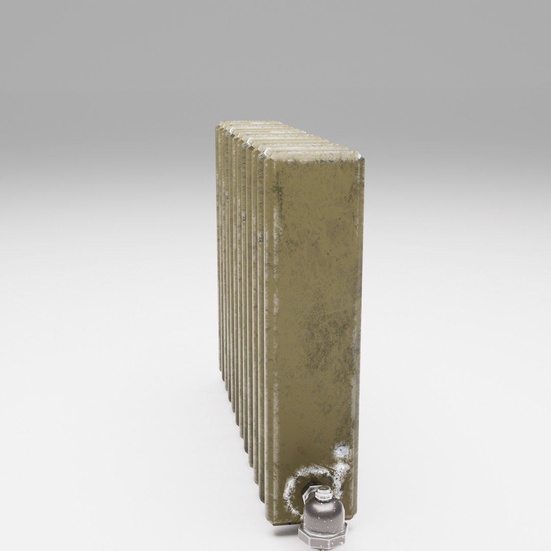 Old Radiator 3d C4d