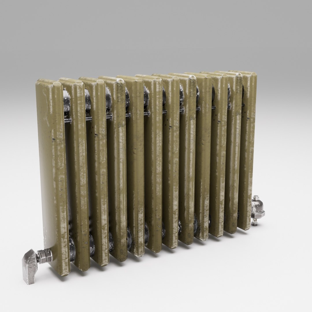 old radiator 3d c4d