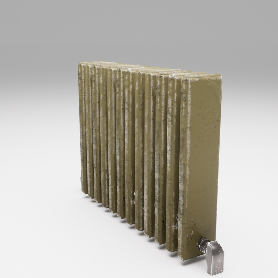 Old Radiator 3d C4d