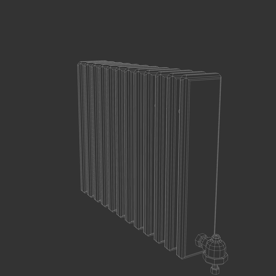 old radiator 3d c4d