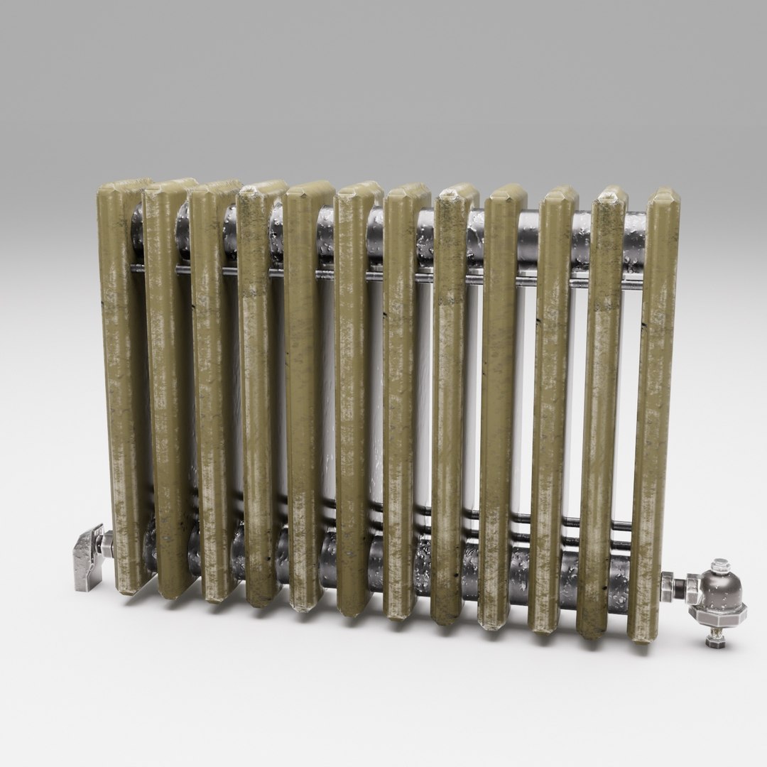 old radiator 3d c4d