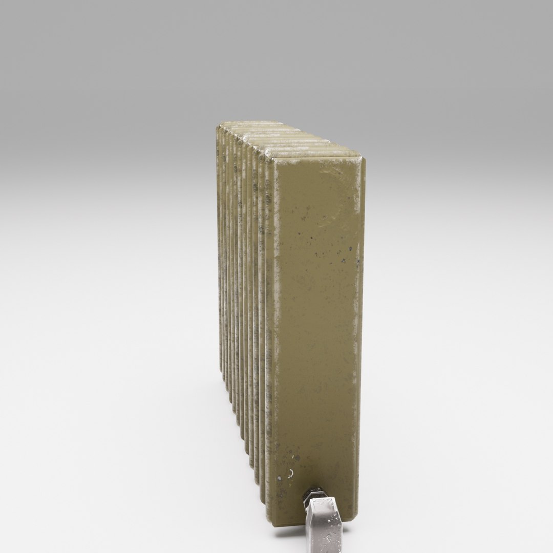 old radiator 3d c4d