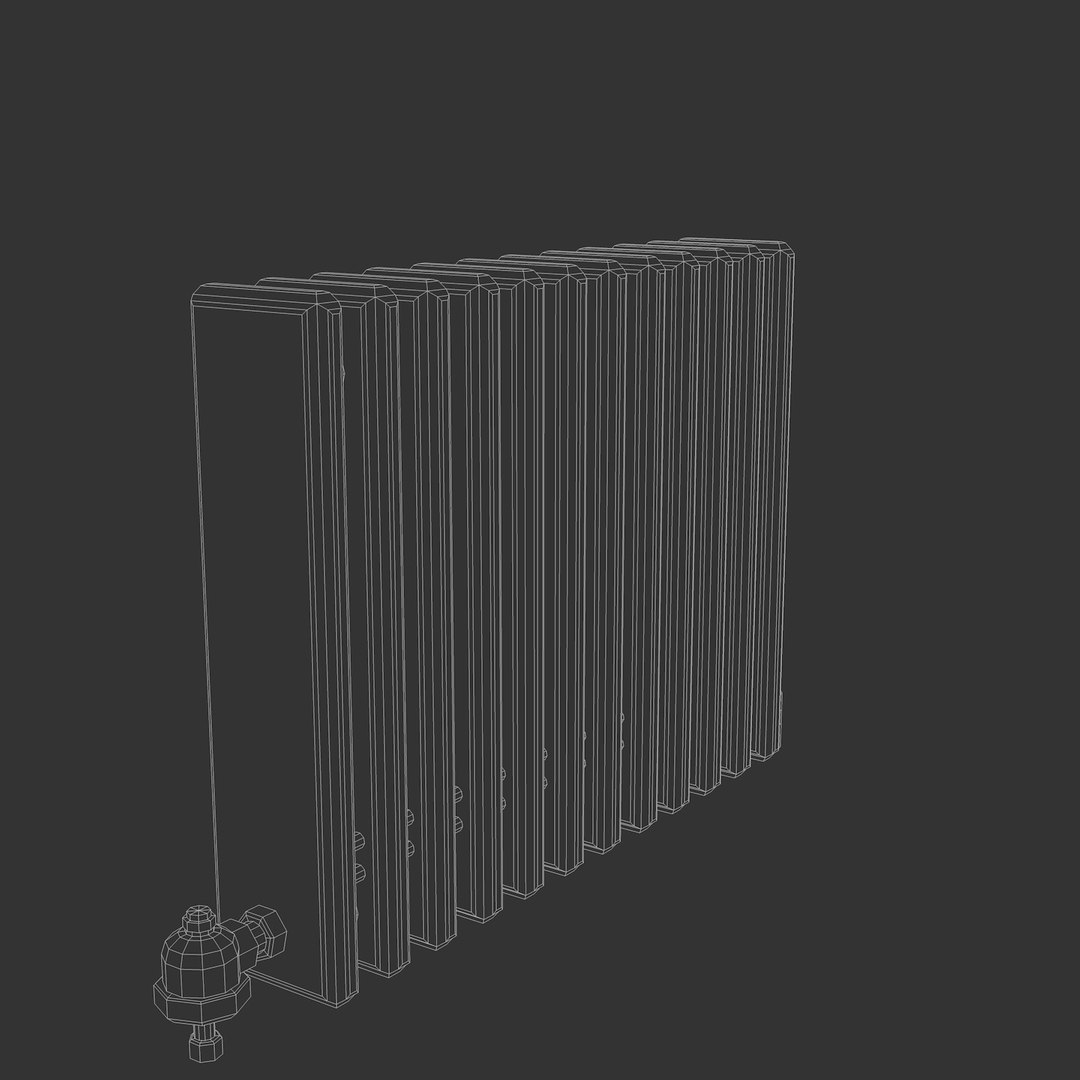 old radiator 3d c4d
