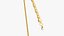 3D Palma Jewelry Chain Gold model
